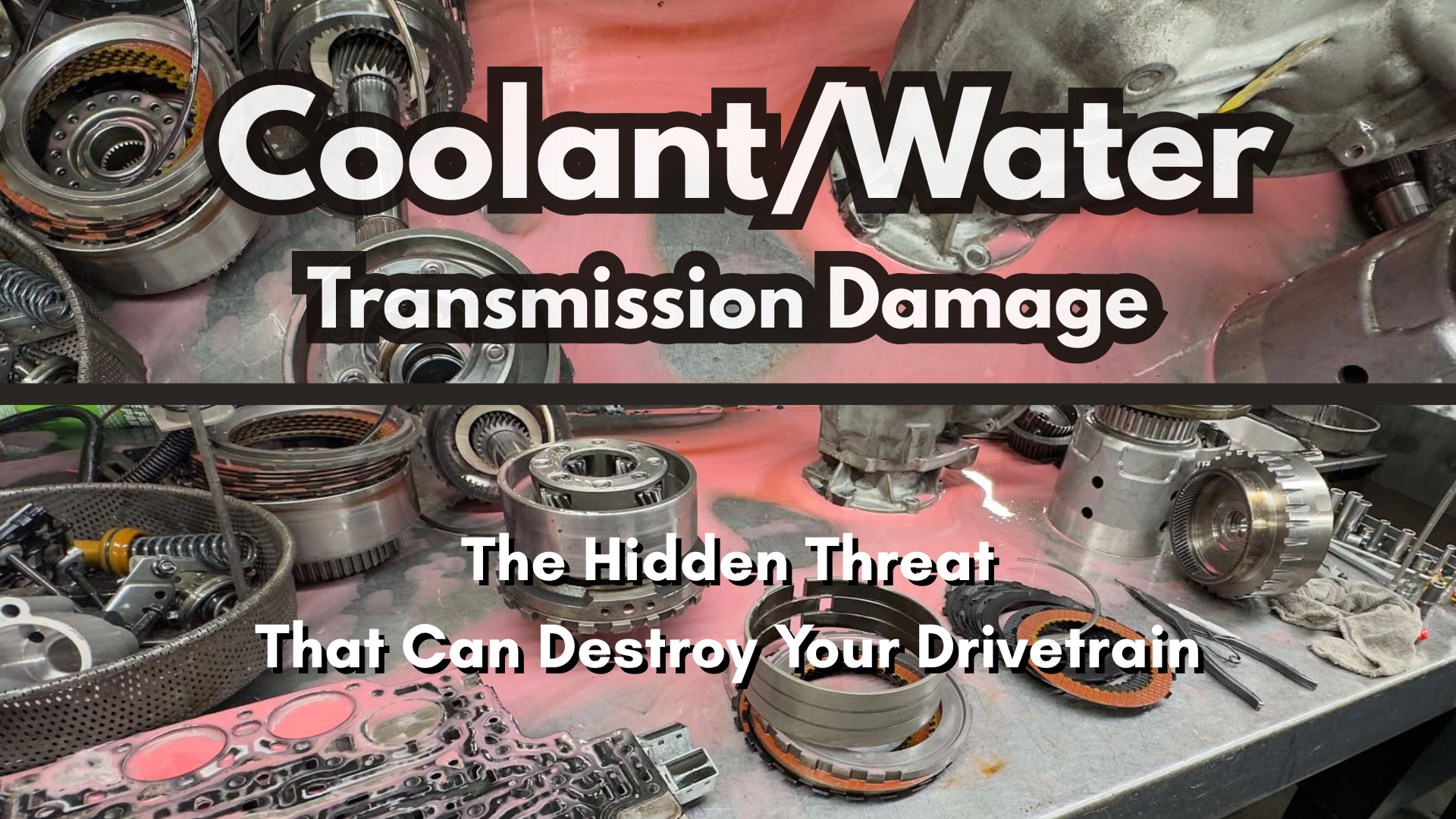 example of radiator water and coolant in transmission