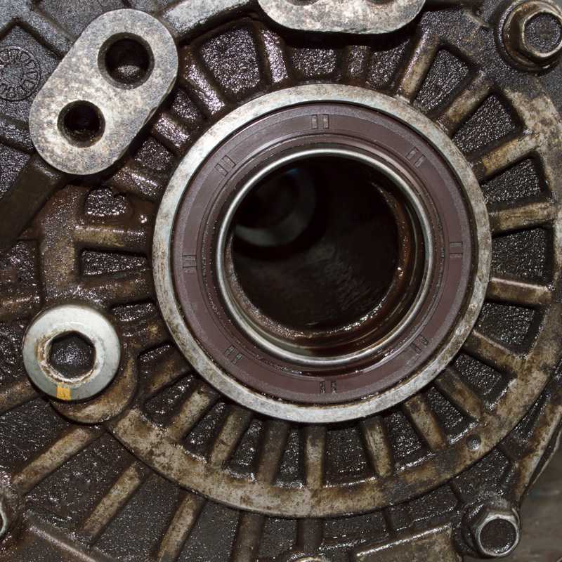 Worn transmission housing seal shown for repair & maintenance service in Fort Lauderdale, FL