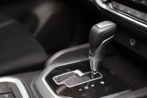 Automatic transmission gear selector inside a vehicle in Fort Lauderdale & Davie, FL
